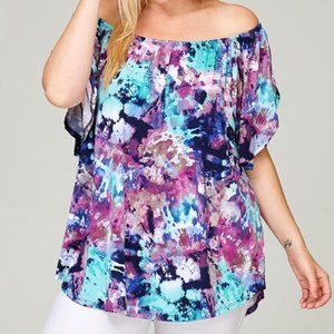 NWT Plus Size Off the Shoulder Top - Sizes 1x - 3x